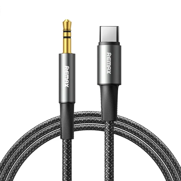 مبدل ریمکس مدل CB08 | تبدیل AUX به تایپ سی به طول 1.2 متر