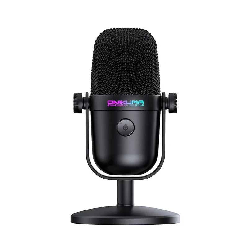 میکروفون گیمینگ اونیکوما مدل Onikuma M830 | اتصال سیمی با نورپردازی RGB